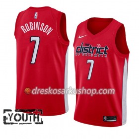 Dječji NBA Dres Washington Wizards Devin Robinson 7 Nike 2018-19 Crvena Swingman